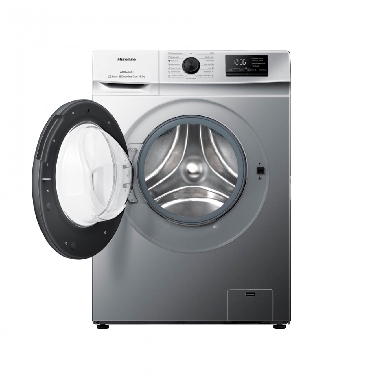 Imagen Lavarropas Automatico Front Hisense Wfmb6510su 6.5k 1000rpm