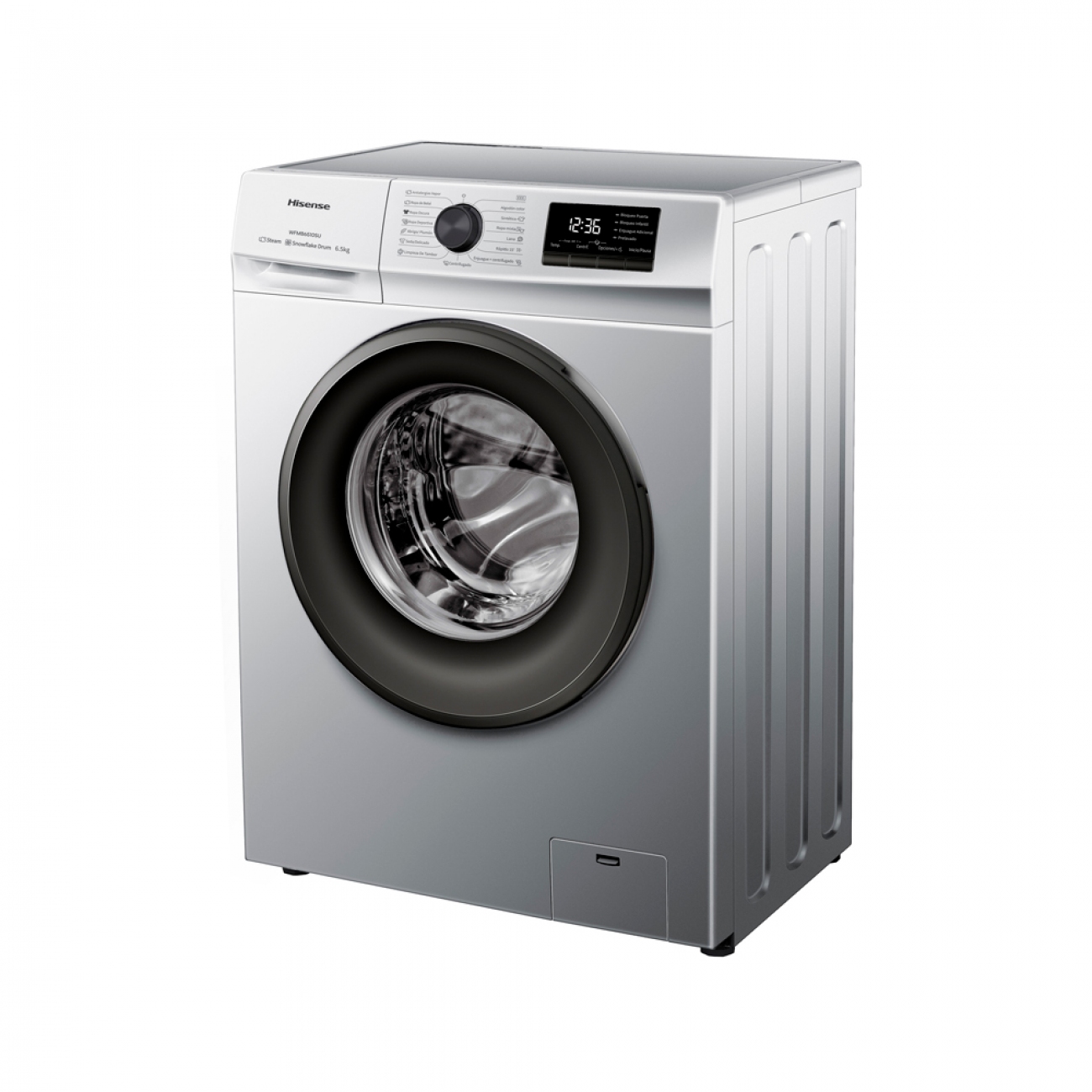 Imagen Lavarropas Automatico Front Hisense Wfmb6510su 6.5k 1000rpm