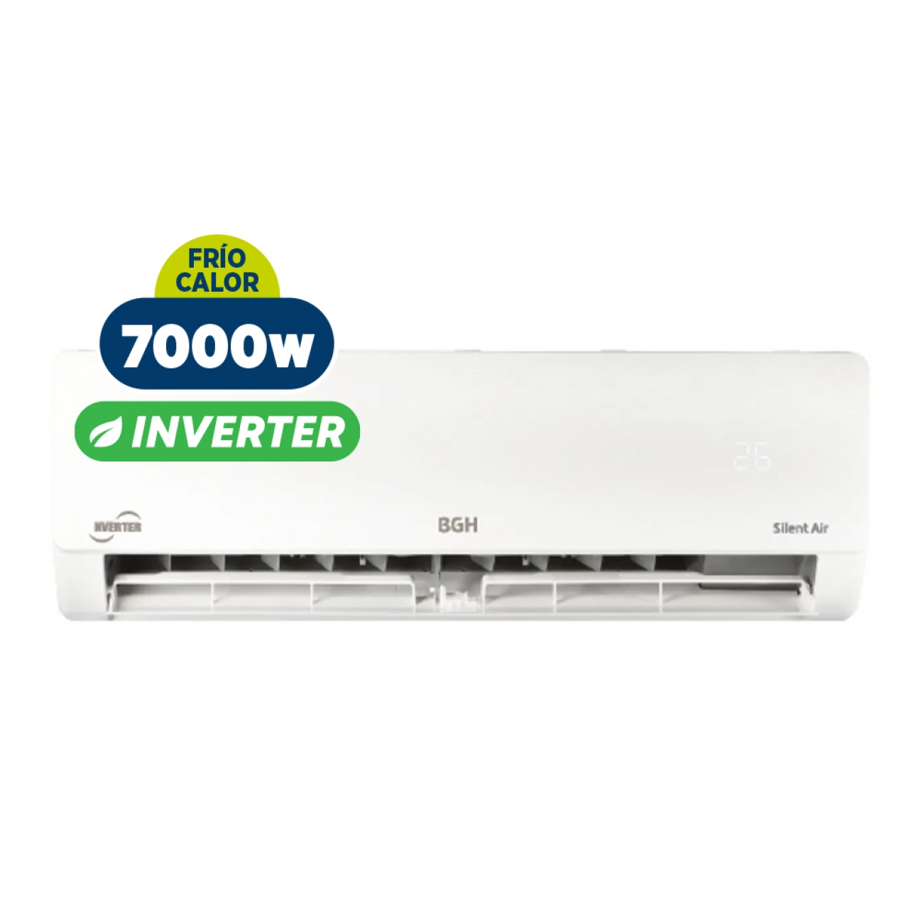Imagen Aire Acondicionado Split Bgh Bsi67wcnx 7000w Inverter F/c