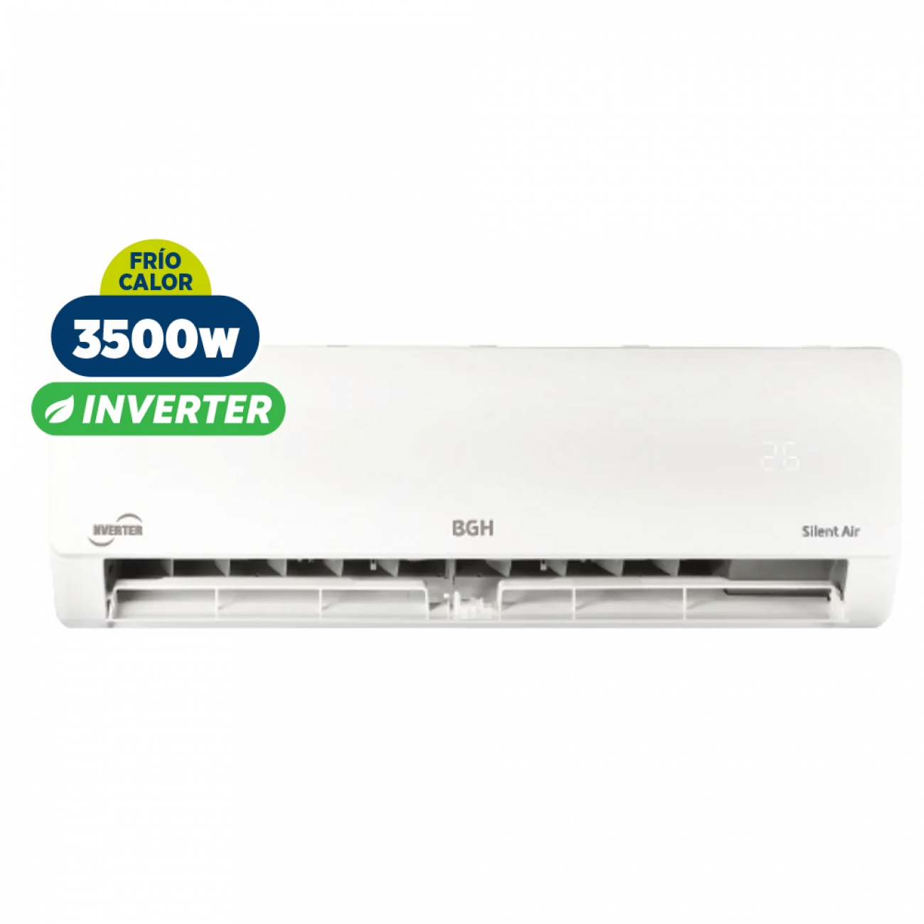 Imagen Aire Acondicionado Split Bgh Bsi35wckw 3500w Inverter F/c