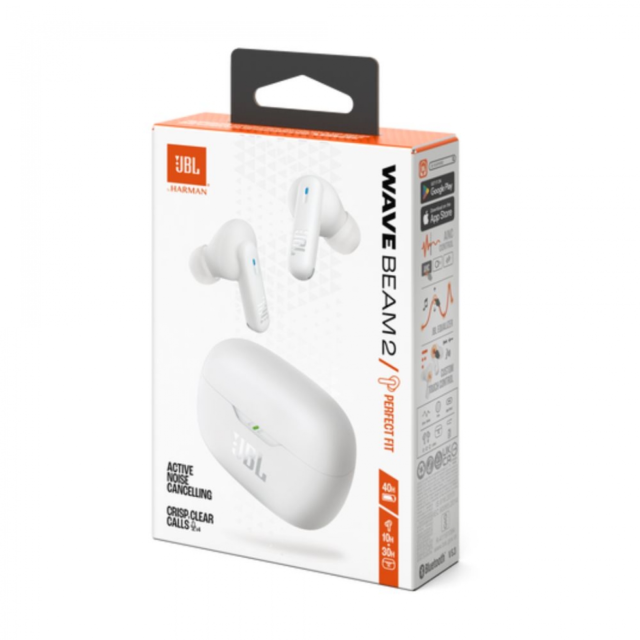 Imagen Auriculares In Ear Jbl Wbeam2wht 10hs Blanco