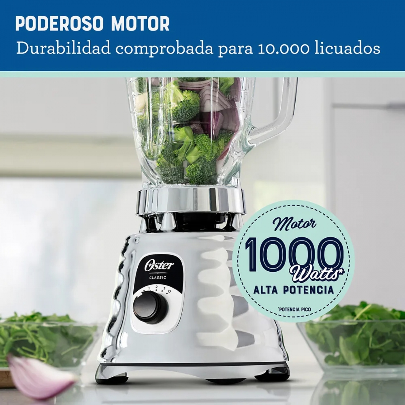 Imagen Licuadora Oster Blts4655b 700w 2lts Jarra Vidrio