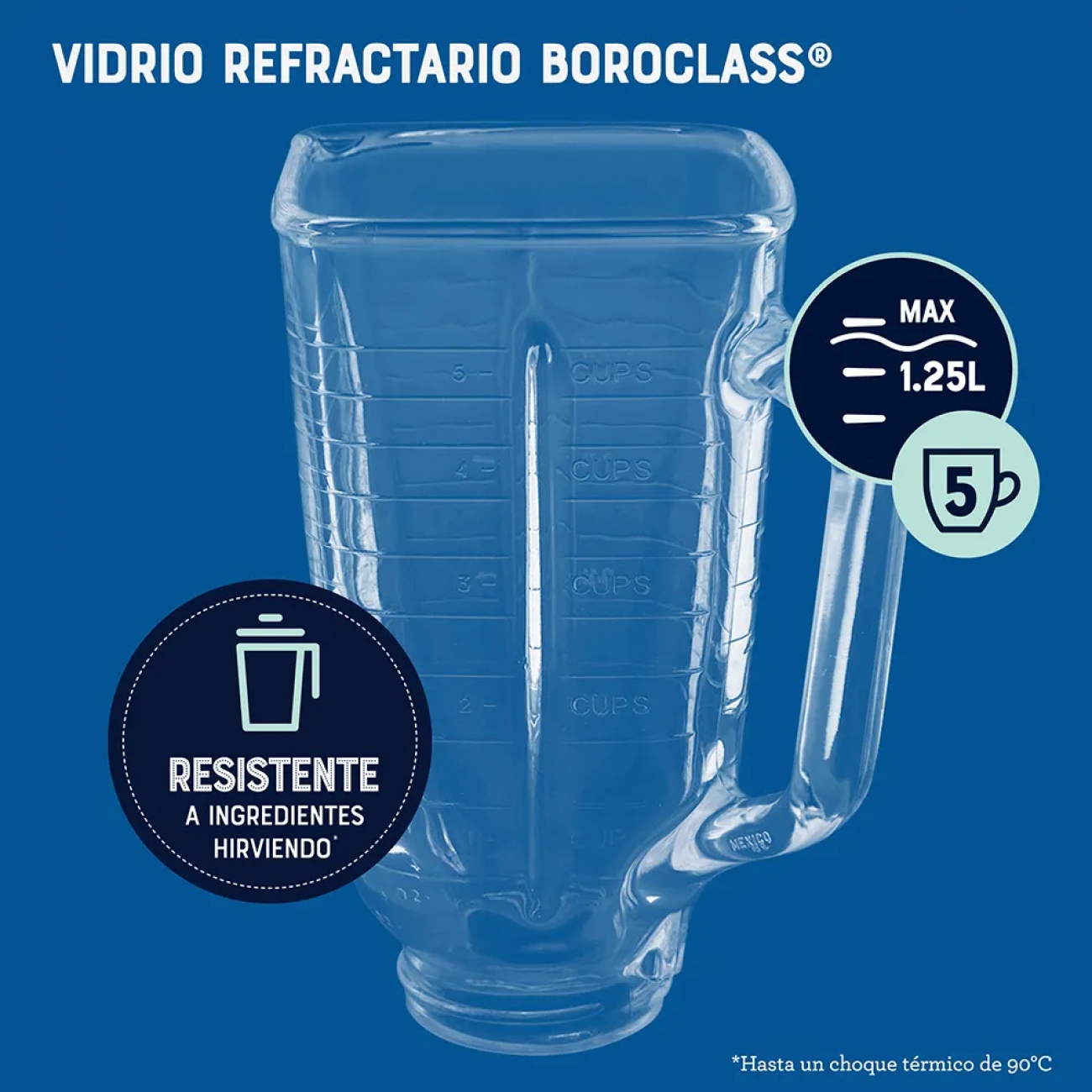 Imagen Licuadora Oster Blts4655b 700w 2lts Jarra Vidrio