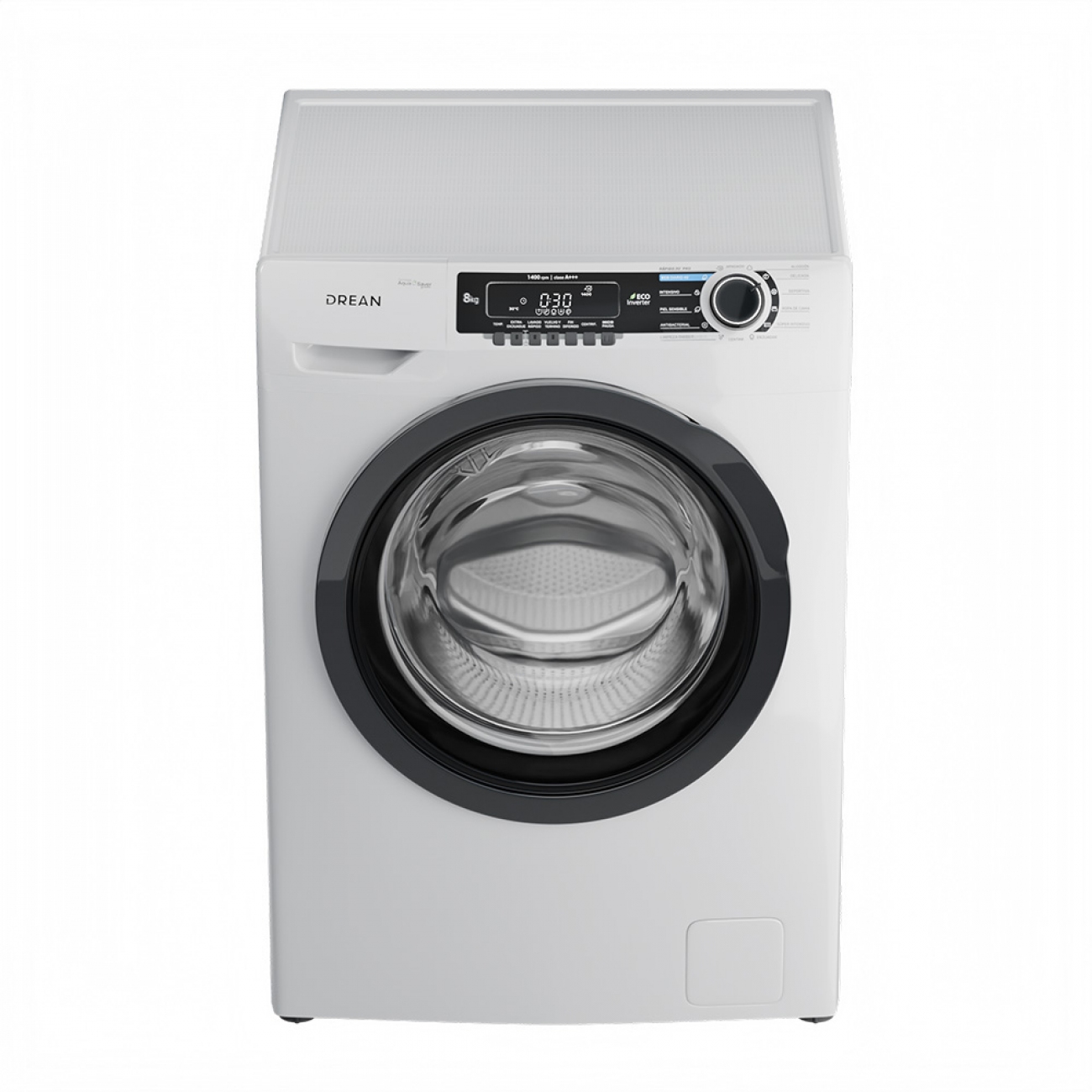 Imagen Lavarropas Autom&aacute;tico Drean Lcfdr0814sb0 8k 1400rpm Inverter