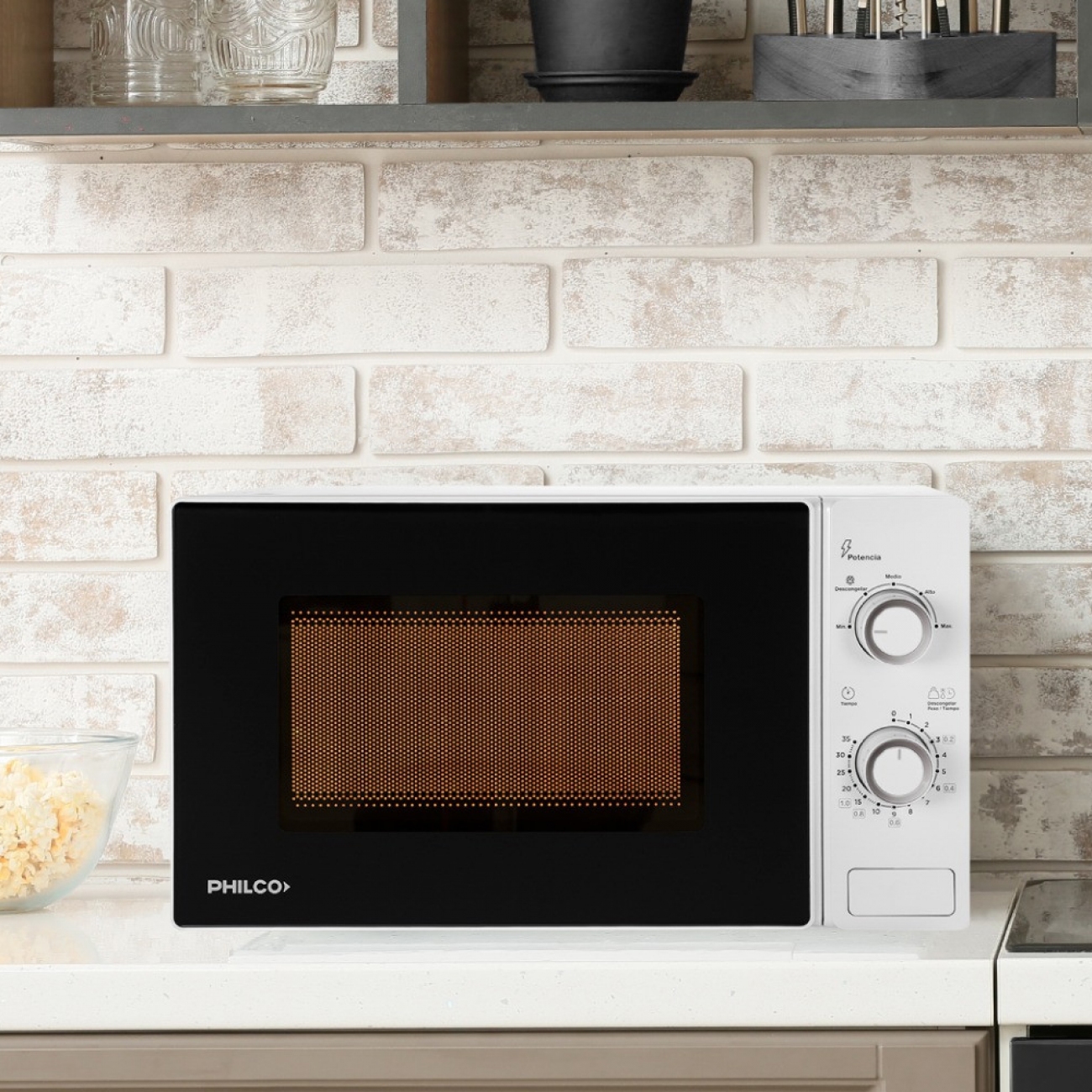 Imagen Microondas Philco Mphrw20uan 20 Lts 700 W Blanco