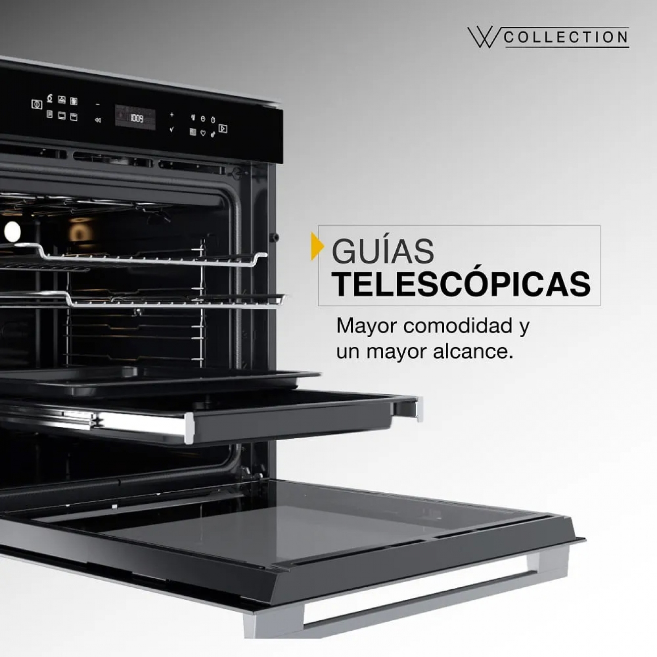 Imagen Horno Empotrable Electrico Whirlpool Woc74asdim 73l Silver