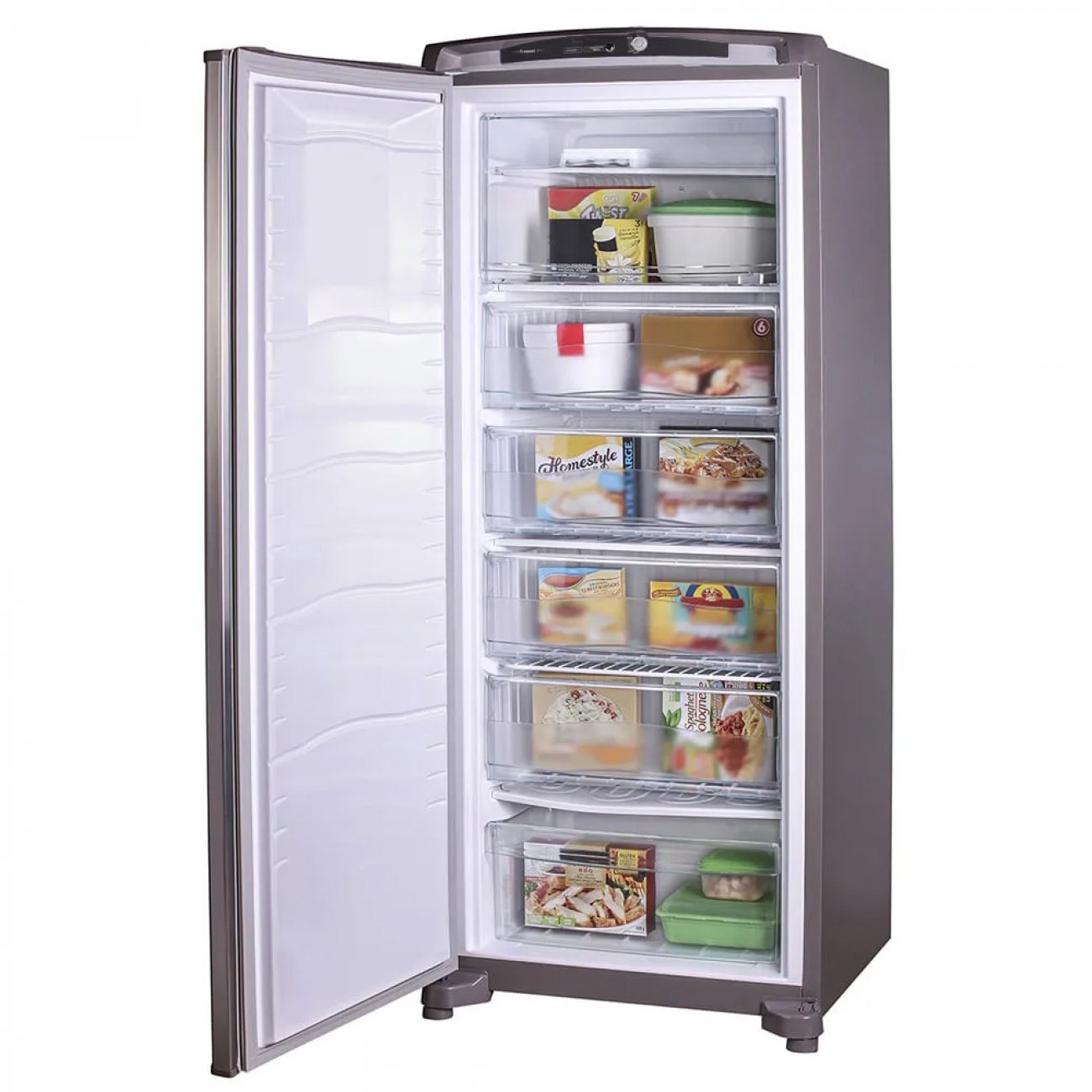 Imagen Freezer Vertical Whirlpool Wvu26mkdim 260lts Inoxidable