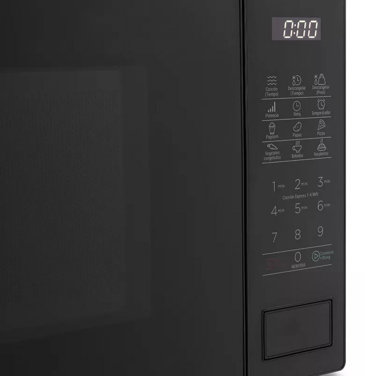 Imagen Microondas Atma 94matdb20ubn 20lts 700w Digital Negro