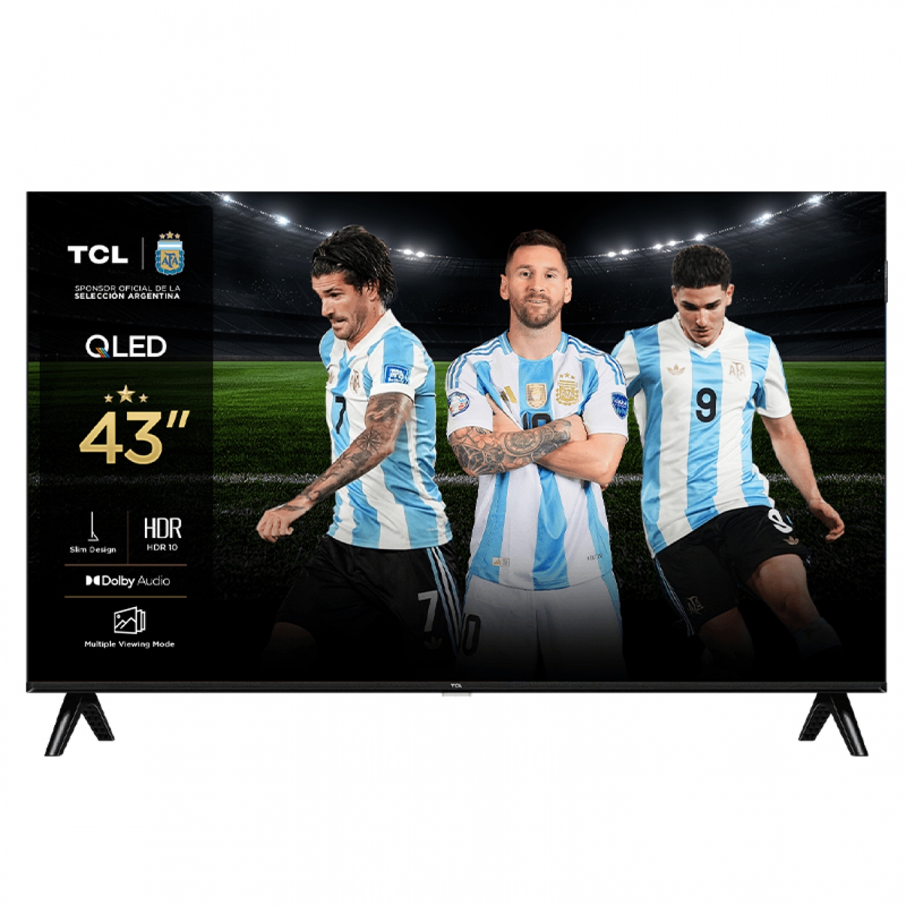 Imagen Smart Tv 43" Tcl 43s5k-b Qled Google Tv Hdmi Usb
