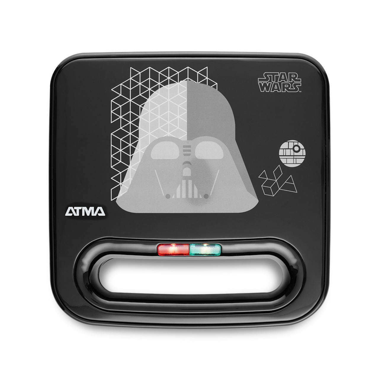 Imagen Sandwichera Atma 94s021semvdp Antiadherente Starwars