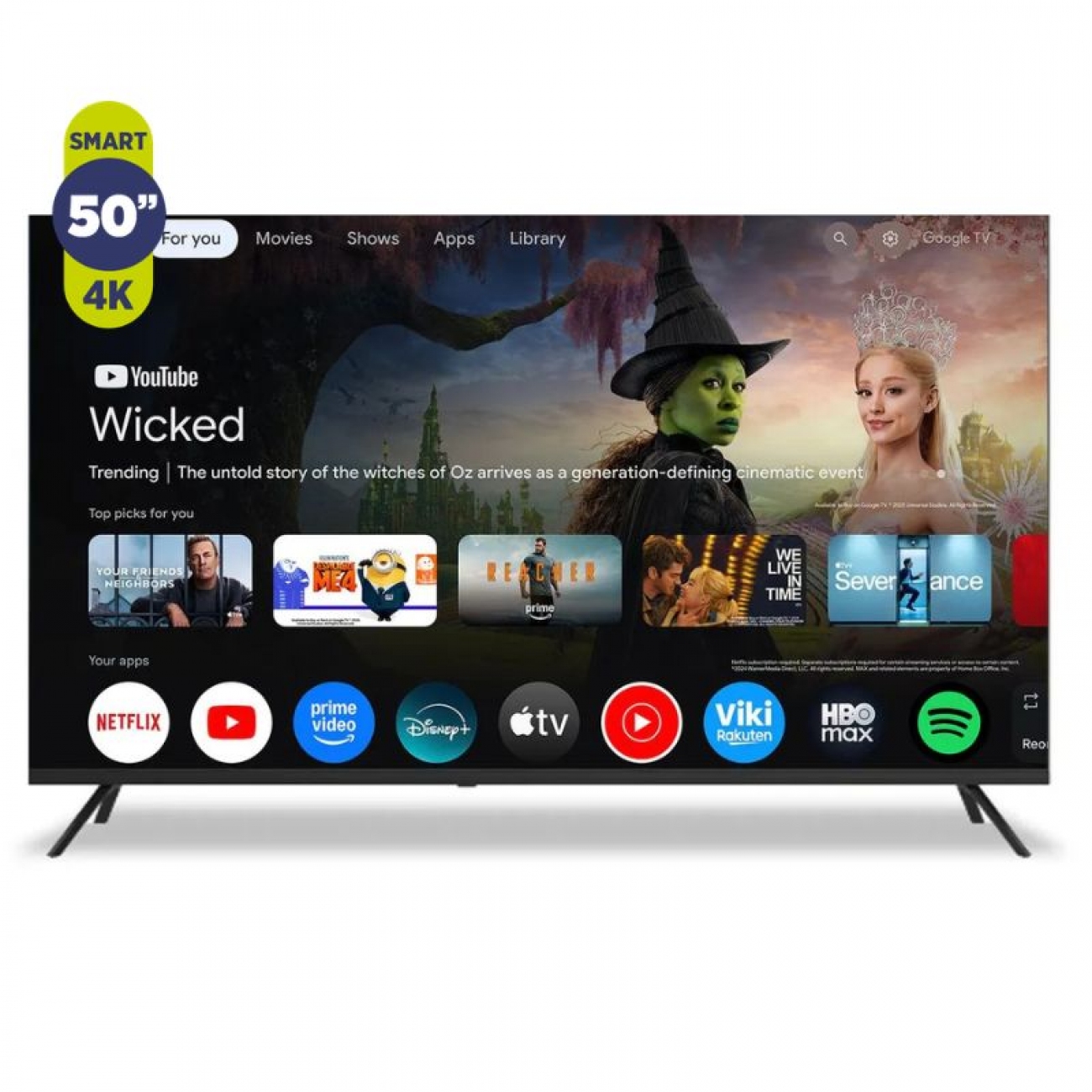 Imagen Smart Tv 50" Bgh B5026ug6g Uhd 4k Google Tv Hdmi Usb