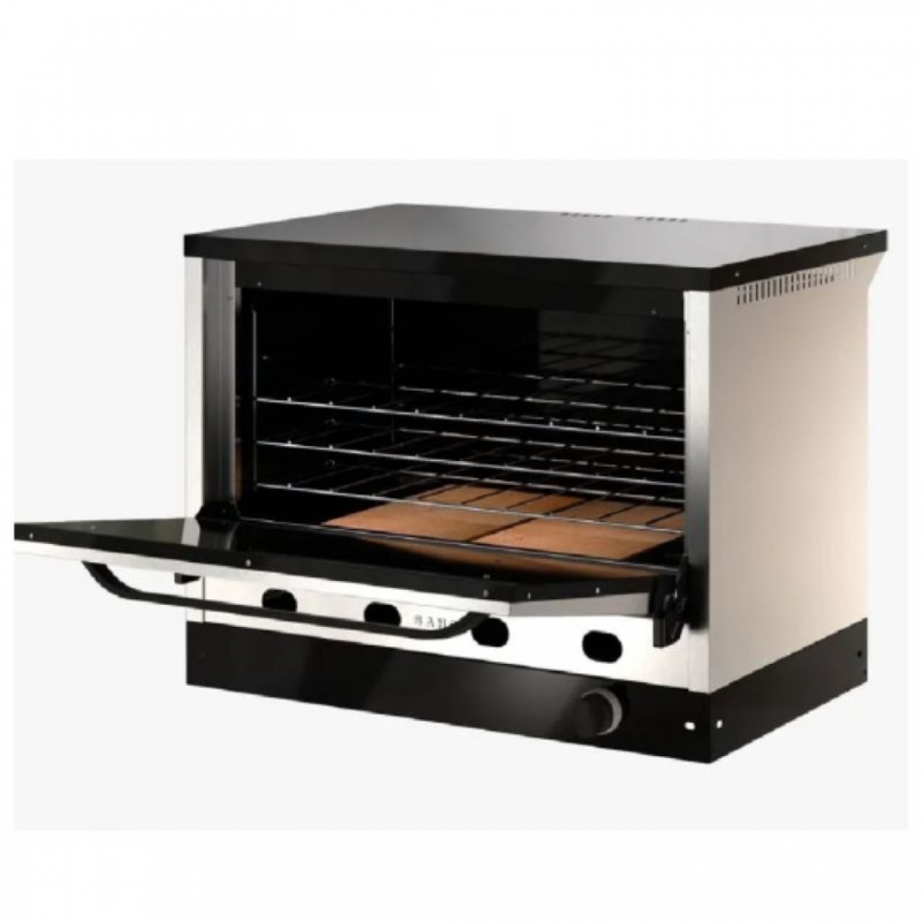 Imagen Horno Pizzero Saho Kuma-108038 6 Moldes Gn Inoxidable