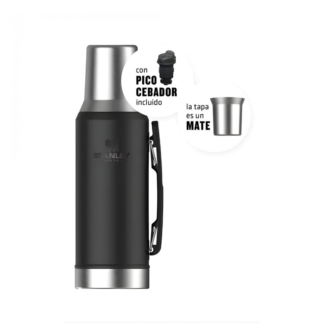 Imagen Termo Stanley 1.2 L Acero Inoxidable Negro