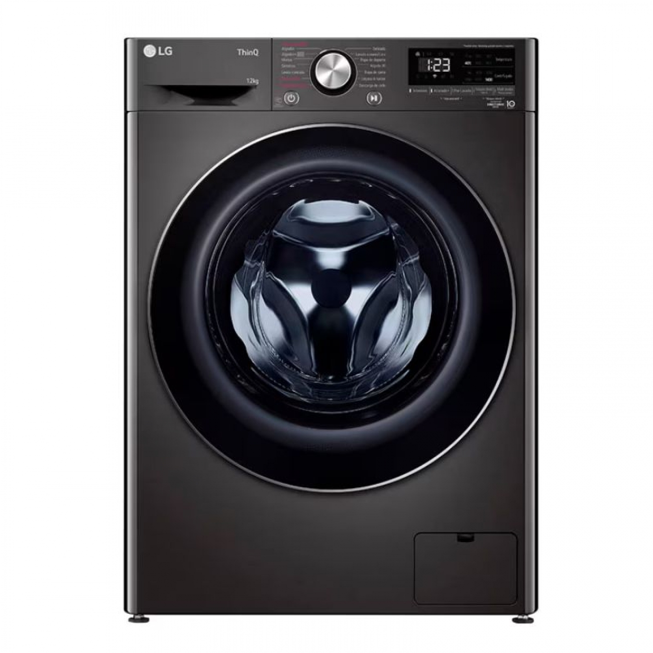 Imagen Lavarropas Autom Inverter Lg Wm12bvc4s6 12k 1400rpm Negro