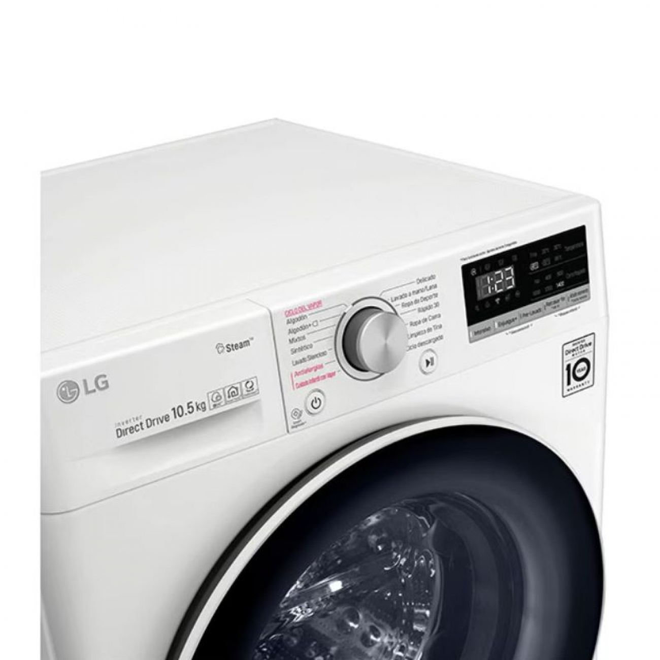 Imagen Lavarropas Autom Inverter Lg Wm12bvc4s6 12k 1400rpm Blanco