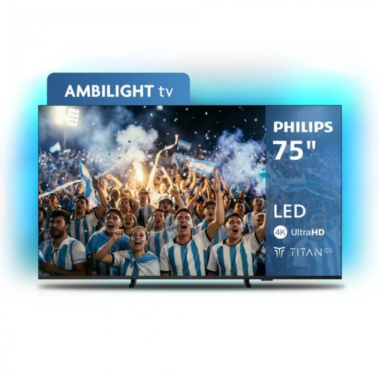 Imagen Smart Tv 75" Philips 75pud8100/77 Uhd 4k Ambilight