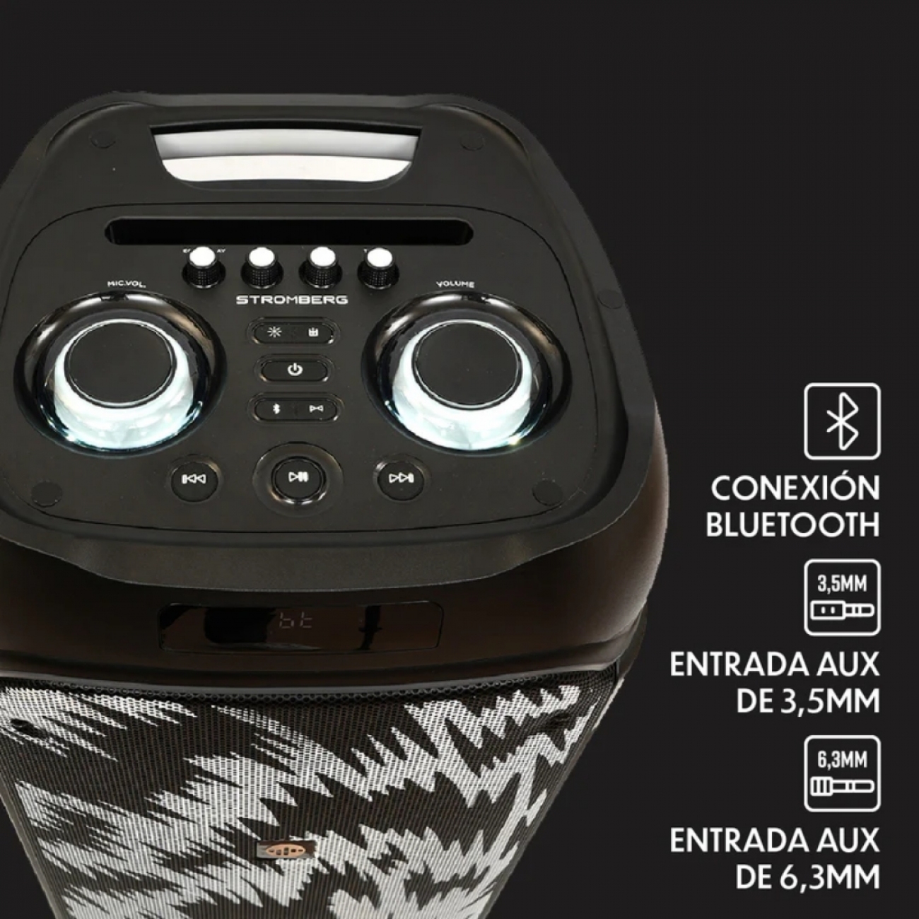 Imagen Torre De Sonido Stromberg Nova 150w Bluetooth Inalamb