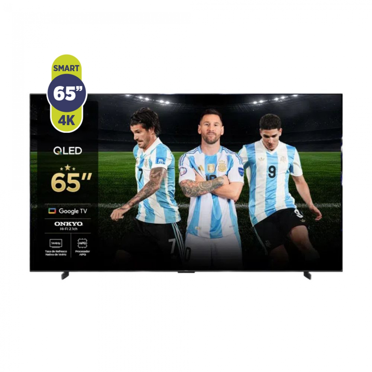 Imagen Smart Tv 65" Tcl 65p8k-f Qled Google Tv Hdmi Usb