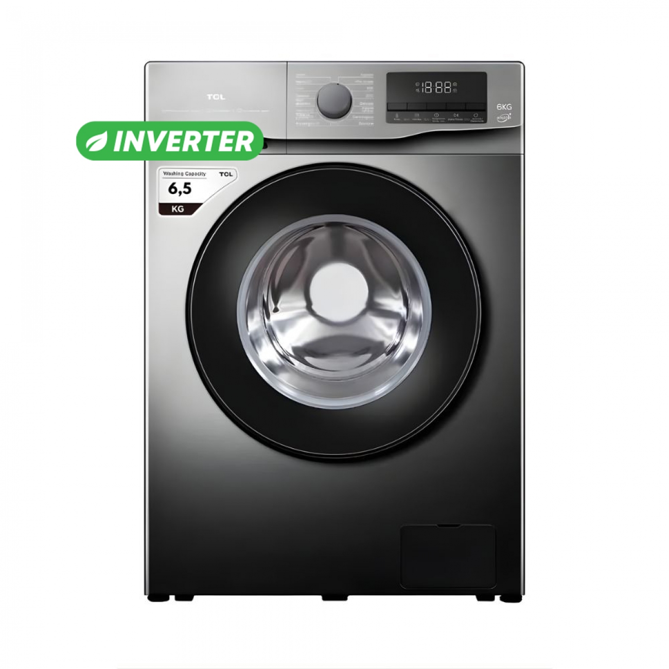 Imagen Lavarropas Automatico Inverter TCL P6065FL 6.5Kg 1200RPM