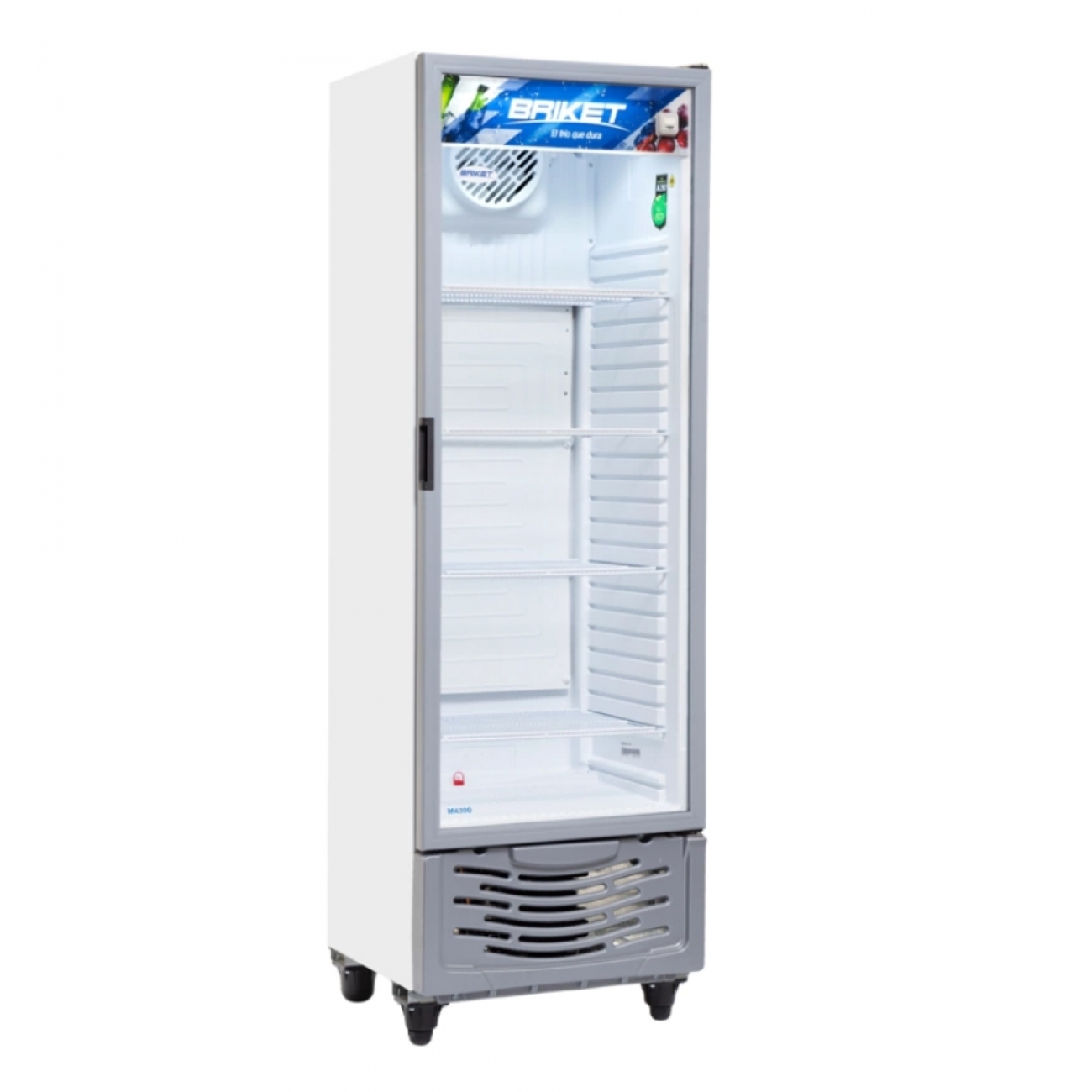 Imagen Heladera Exhibidora Briket M4300 417 Lts Luz LED
