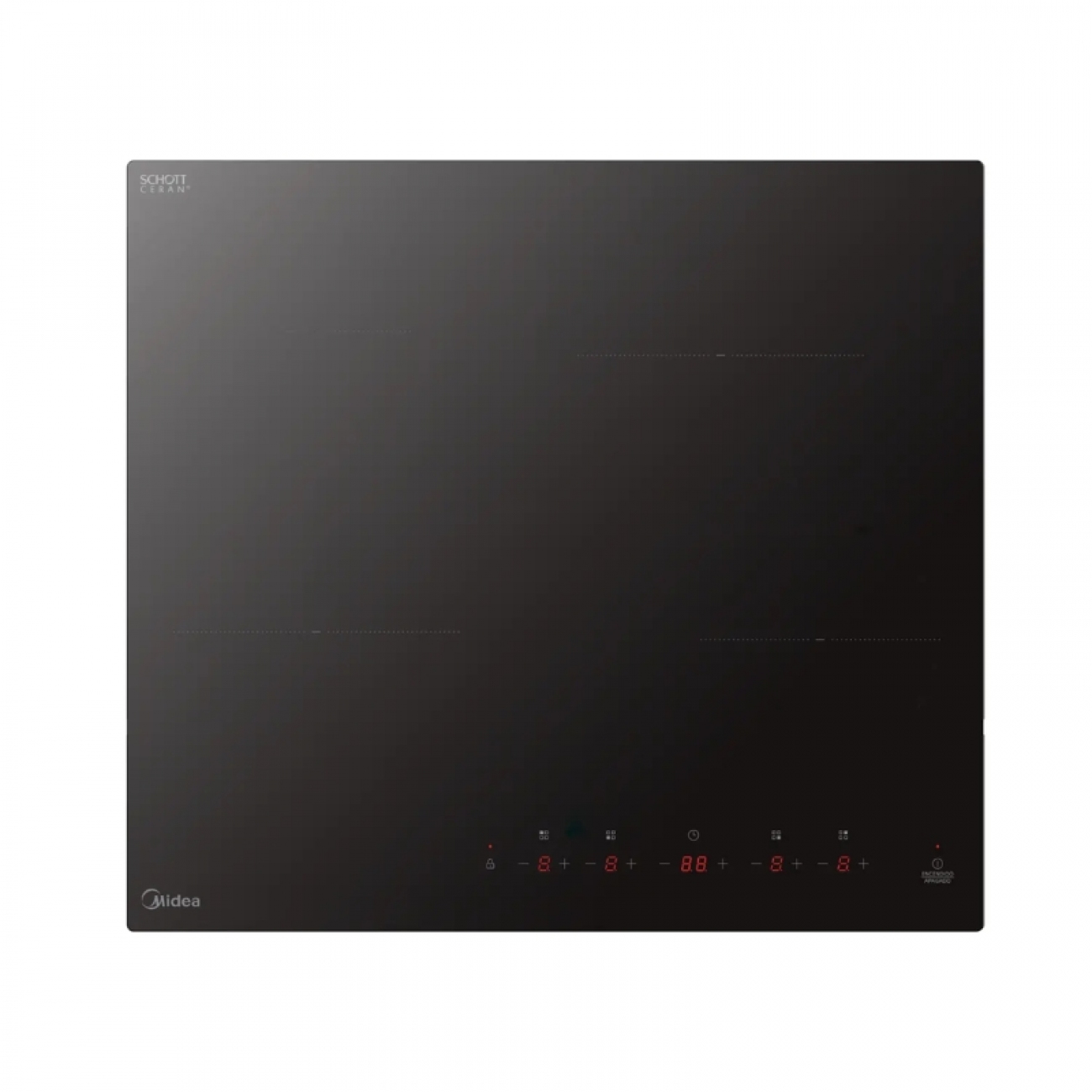 Imagen Anafe Elec Empotrable Midea EH-D104AR1 Vitrocer 4 Hornallas
