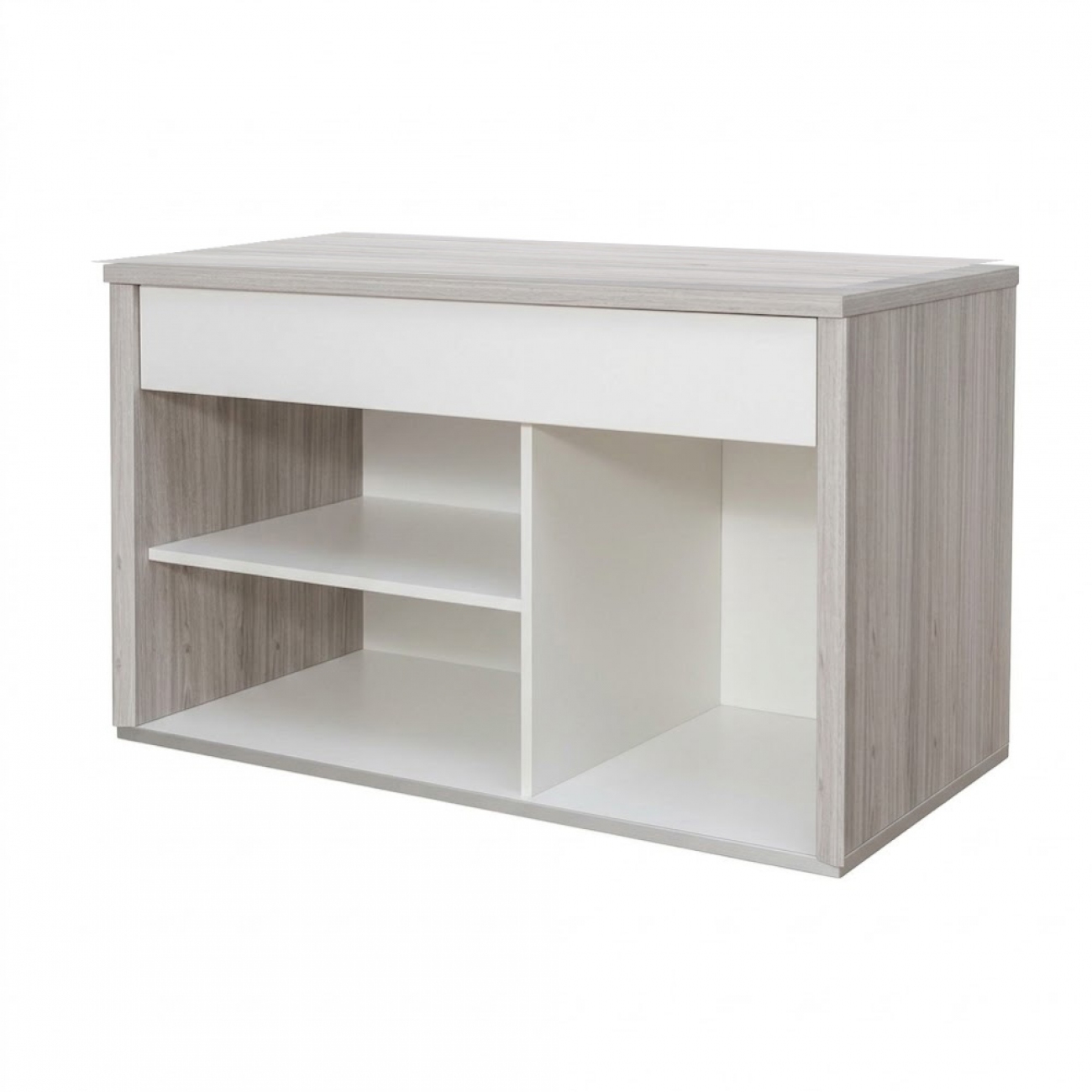 Imagen Zapatero Platinum 923-0I Pie De Cama Blanco&sol;Gris Andino