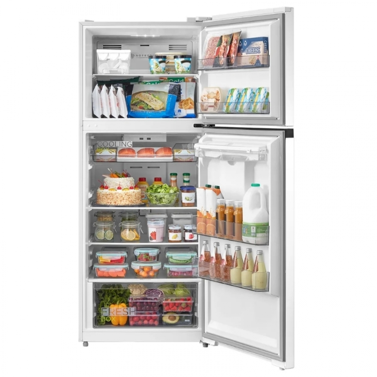 Imagen Heladera No Frost Inverter Midea MDRT580MTE01ADW 412L Blanc