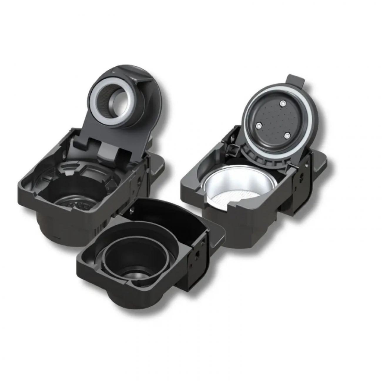 Imagen Cafetera C&aacute;psulas Kanji CM1500NC02 1500W 19BAR 0&period;7Lts Negro